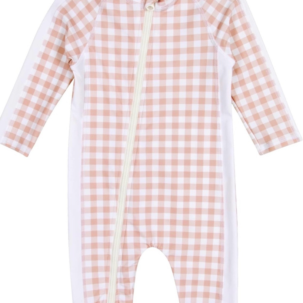 SwimZip Girls' Long-Sleeve UPF 50+ Swimsuit for Baby, Toddler, & Little Girls